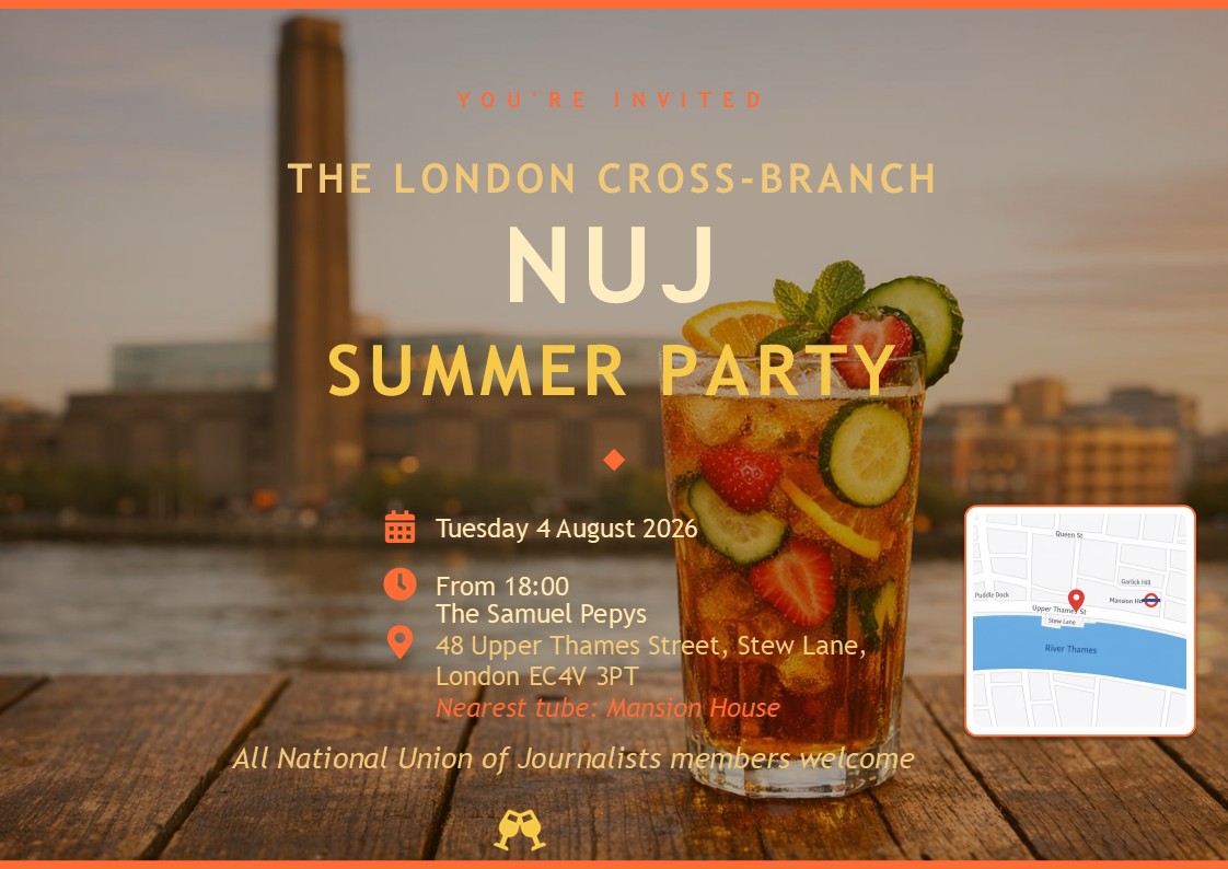 NUJ summer party